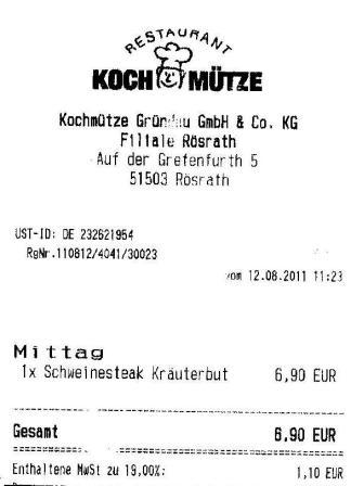 nvtl Hffner Kochmtze Restaurant